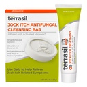 Terrasil Jock Itch 抗菌药外加力+抗菌药肥皂2-用临床证明的Clotrimazole来有效治疗和救济(5oz Tube + 75g bar)