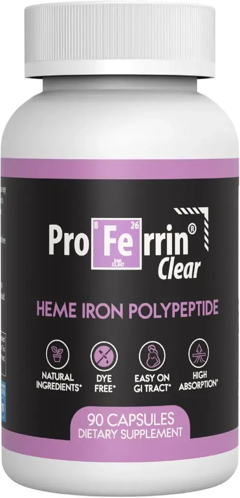 Properrin Clear Heme Iron Supplement, 90 Capsules - Superial Absociation, Easy on The Gut, Natural, Made in The United States 互联网档案馆的存檔,存档日期2013-03-02., p.