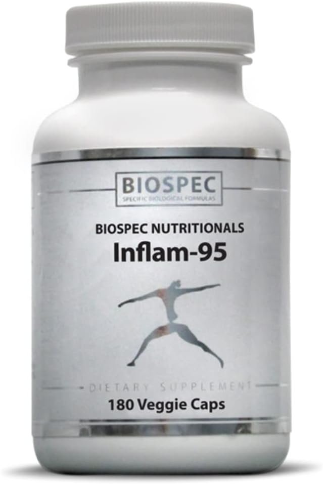 炎-95 - 姜根提取物2,000毫克, Curcumin 根提取物, Boswellia Serrata 提取物, Nettle Leaf提取物, Bioperine - 支持健康炎症反应*