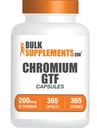 Bulk Assupports.com 铬 GTF Capsules - 矿物补充,GTF Chromium 200mcg - Gluten Free, 1 capsule per service, 365 capsules (Pack of 1)