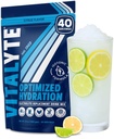 Vitalyte Electrolyte Powder Drink Mix,同位素电解水解Mix,Gluten Free Post Workout Powder Mix, Pack of 1, 35 oz., Cool Citrus Flavor (英语).