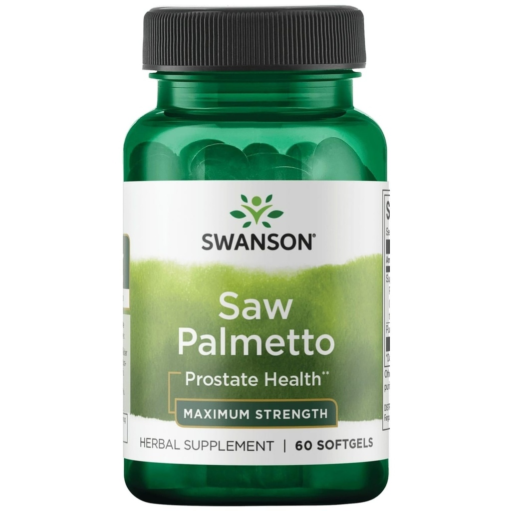 Swanson Saw Palmetto 320 毫克 60 胶片