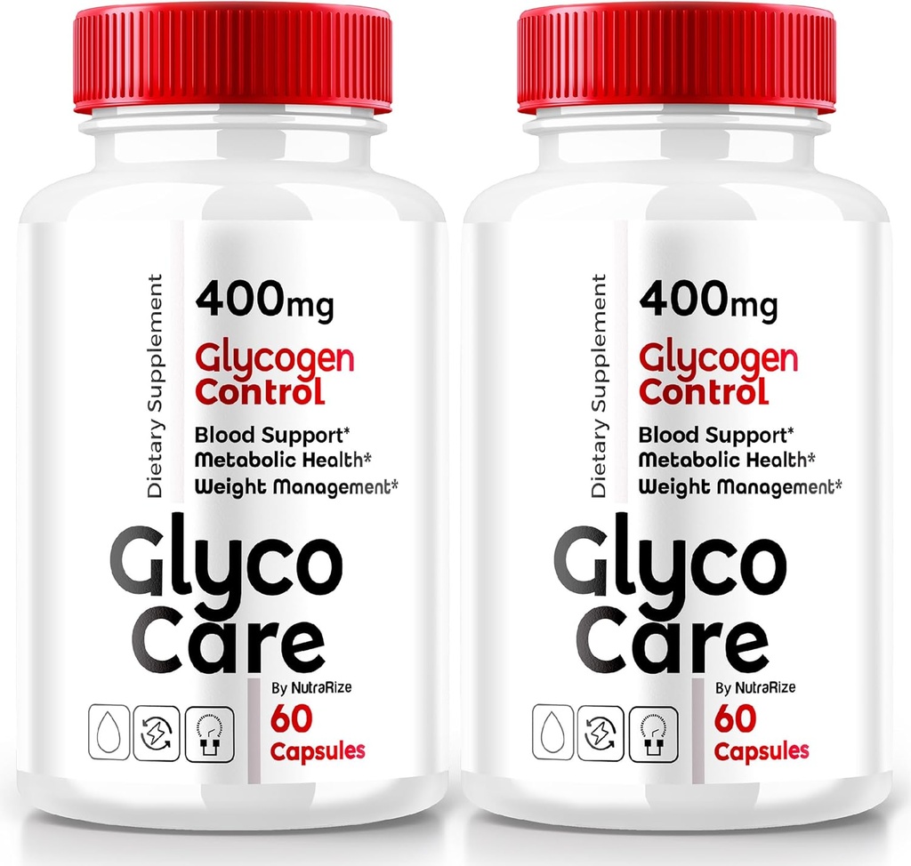 (2 Pack) Glyco Care Capsules, Glyco Care 高级血液支持补充剂, Glyco Care 健康支持药, 总体健康最大强度公式, 所有天然GlycoCare审查(120 Capsules)