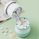 Pill Cutter - 将小药片或大药片切成三分之一的无污钢刀片,Pill Cutter 1/3, 适合切除维生素,平板(1-3 Green)