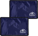 Glacial Comfort Gel Ice Pack for Back Pain - (12"×8") 重用冷帕用于Hip,膝盖,肩部损伤,肌肉干草,Migraine & 产后用Flex Technology - 手术后.