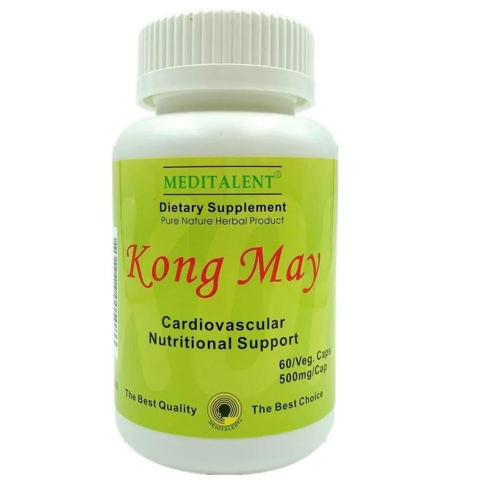 Kong May Herbal 配有红酵母稻、Natto发酵粉、Antrodia蘑菇,