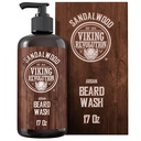 维京革命 胡子洗香波 w/Argan & Jojoba Oils - Softens & 加强 - Sandalwood Scent - 17 oz Shampoo
