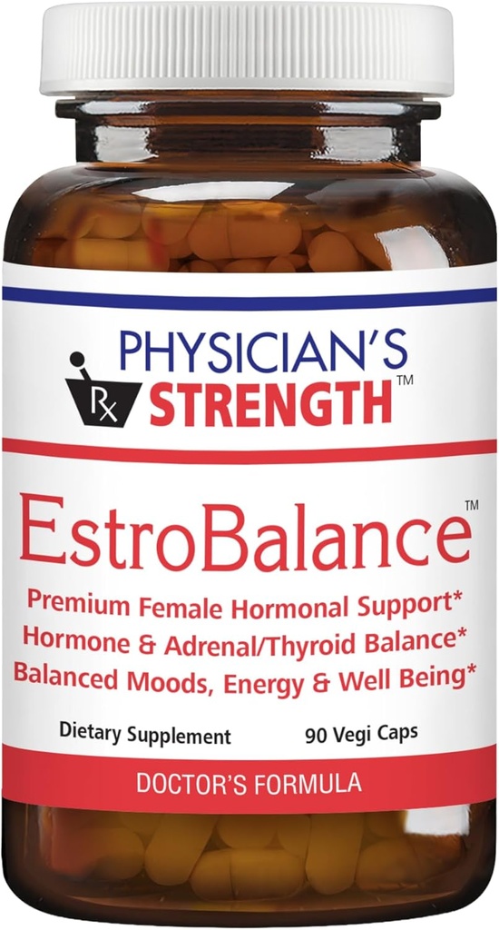 物理学家的强项 EstroBalance - 90 Vegi Caps - 荷尔蒙系统元曲支持 - 45 services