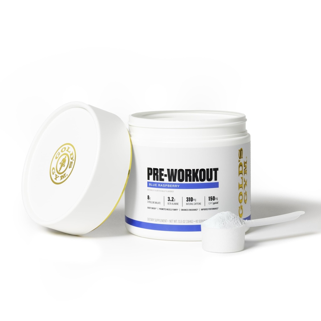 Gold)的健身营养 工作前粉 QQ 无豆, Keto, Vegan Premium Flavor 与天然咖啡因, L-Citrulline, Alpha GPC, Beta-Alanine, 以及抗氧化剂, 20 种服务品(蓝莓)