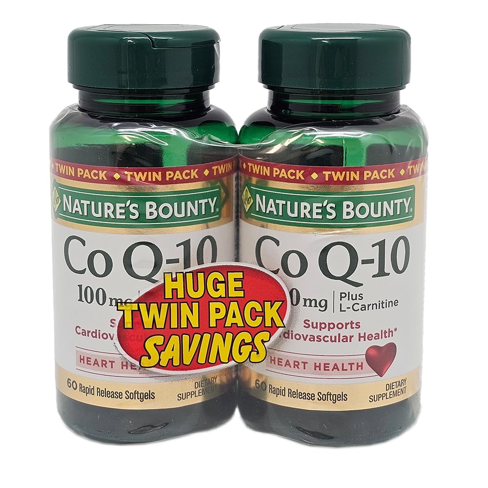 自然的丰厚的CoQ10 100mg 双包,60个伯爵,2个包