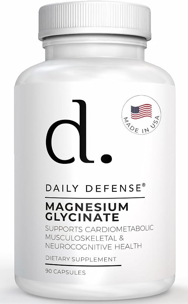甘化镁200mg – 甘化镁Bisglycnit for Muscle Relaxation, Heart Health, and Metabolism – 90 Capsules Supplements, Made in The United States
