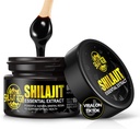 Boyse Organic Himalayan Shilajit Resin,600mg 金品级 最大概率 天然有机 Shilajit Resin for Men and Women 85+ Trace Minerals & Fulvic Acid for Focus & Energy, 豁免 - 1.7 荣斯