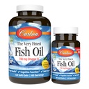 Carlson - The Very Fineest Fish Oil,700 mg Omega-3s,挪威语,可持续来源,柠檬,150 Counter