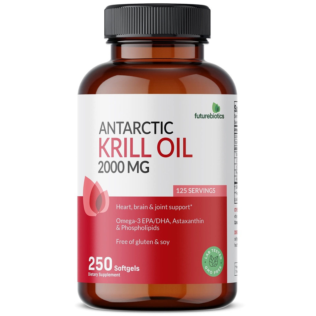 与Astaxanthin、Omega-3s环保局、DHA和磷脂公司合作的南极磷脂油2000mg -- -- 100%纯纯纯磷脂油重金属试验,非转基因生物250软胶