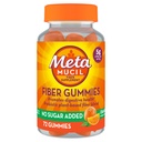 Metamucil Fiber Gummys for Adults, no Sugar Added Orange Flavor, 5g 植物先生纤维补充剂 Blend, 72 计数