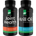 Daiwa Joint 和 Krill 石油补充包 - Omega 3 Krill 石油盖与草药混合,2-in-1公式