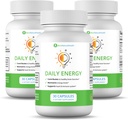Ben's Natural Health Daily Energy B-Vitamin Complex with TMG and Zinc for Natural Energy, 压力,焦点和免疫支持, 30 Capsules, 3 Pack , 30 Capsules , 3 Pack , 3 Pack , Ben's Natural Health Daily Energy B-Vitamin , 配有 TMG 和 Zinc 的自然能源, 压力, 焦点和免疫支持, 30 Capsules, 3 Pack