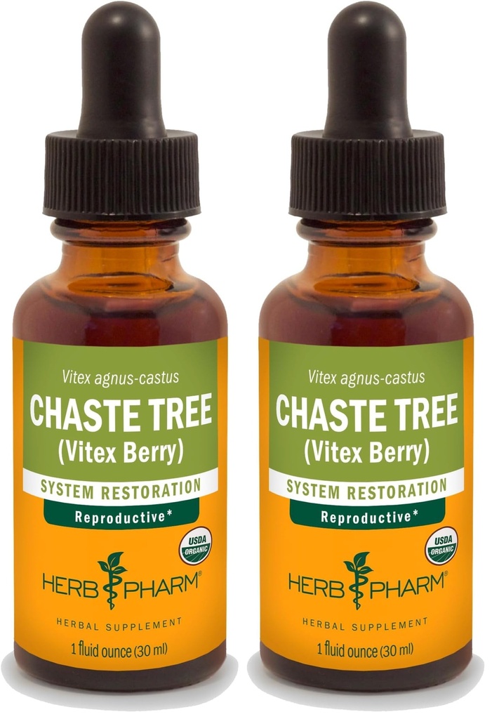 用于支持女性生殖系统(DCHASTE01)的草药香树液体提取器(2包)