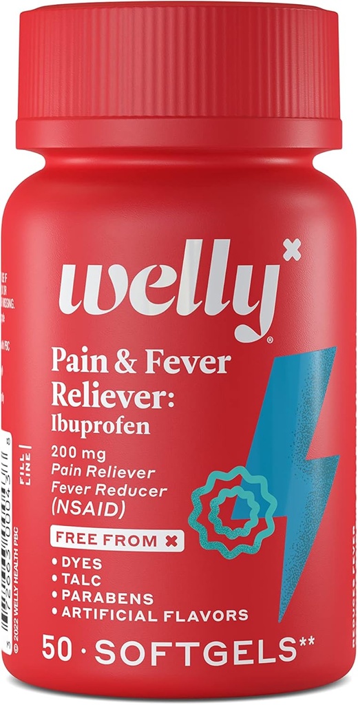 健康治疗 OTC 疼痛与发热解脱: Ibuprofen 疼痛缓解/发热减退 与经证实的活性成份药物
