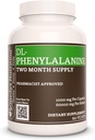 补救措施 营养 DL-苯丙胺(DLPA) − 1000 毫克,60 Vegan Capsules 饮食补充 − 两个月供应