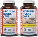 Yerba Prima Psyllium Husks Caps, 625 mg, 400 Capsules (Pack of 2) - 男女天然纤维 - 常规支持补编
