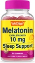 (原始内容存档于2019-09-29) (英语). Wellyeah Melatonin 10mg Gummys - 2个月供应量 - 天然源头Flavor,无毒品Gummy 补充剂 - Gluten和Gelatin Free, Vegetarian - 60 Gummys.