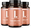 LeanBiome,9-Strain Probiotic Formula,支持平衡的古特微生素,强力古特 配绿选生素——60 Capsules, 3 Pack