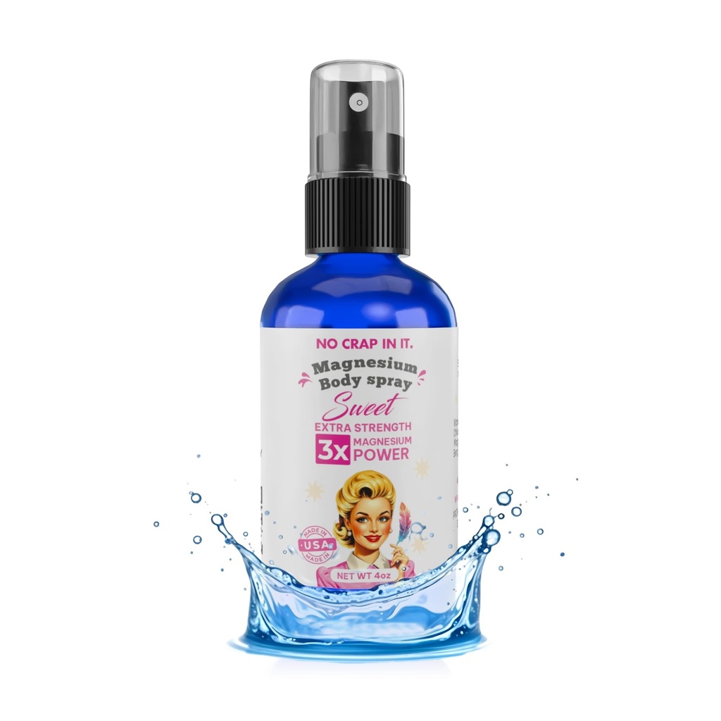 (原始内容存档于2019-09-26). No Crap In It Magnesium Spray, Treple Action!! - You Way to Wellness 立即用我们独特的Magnesium Glycnate, Citrate,氯化合金 Splay (Sweet)