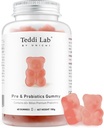 Unichi Pre & Probiotics Gummy, 60+亿 Probiotics 结合 Prebiotic 用于消化健康与内平衡,非GMO, Yogurt Flavour, 60 Counter
