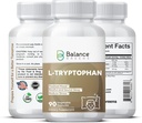 L- Tryptophan 250mg, 90 Veg Capsules - 休息和放松的补充
