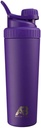 AeroBottle Cryo Shaker Cup,绝缘无锡钢水瓶和蛋白质Shaker,Mixes蛋白和预研用涡轮混合技术,无搅拌球或Wisk,26oz,夜幕紫色