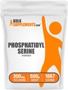 bulk Assupports.com 磷酸二酰苯丙酯-磷酸二酰苯丙酯补充物,来源于豆类-每服300mg(60mg 磷酸二酰苯丙酯),500g(1.1磅)(包1)