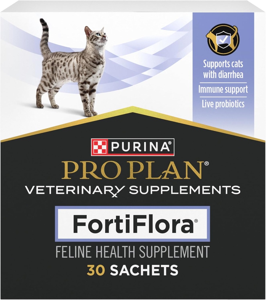 Purina Pro Plan 兽医补充药物:FortiFlora 配有痢疾的猫类抗生素