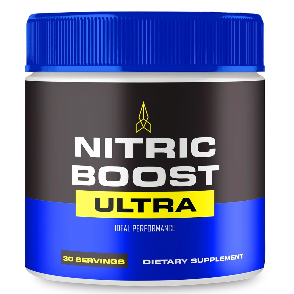 Nitric Boost Ultra粉剂,支持能量水平和血液流动的NitricBoost官方公式 - 最大强度,Nitric Boster Ultra BCAA,NitricBoost Ultra粉剂支持审查(1包)