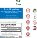 (原始内容存档于2018-09-21) (英语). Foods for Gut Lactobicllus Acidophilus Probiotic Powder 200 illion cfu's QQ 在美国制造的食品 制造商没有添加剂 QQ 第三方储存 QQ 免疫支持 30克(1.05 Oz)