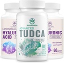 TUDCA Liver 补充1100mg和 Liposomal Hyaluronic Acid 补充1000mg, 高生物利用率补充(第3包)