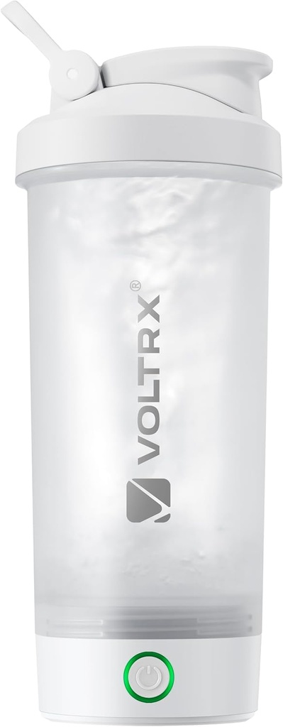 VOLTRX 蛋白质摇摆瓶 合并 USB C 可充电电的蛋白质摇摆混合器 摇摆杯 蛋白质摇摆和换食摇摆, BPA Free, 24oz