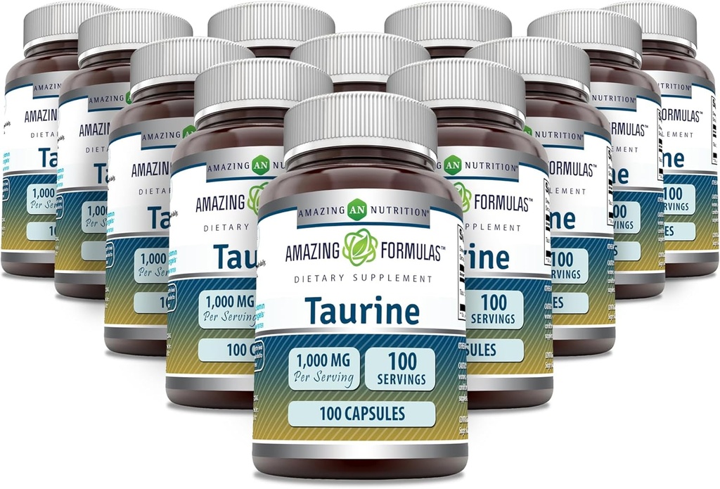 神奇的方程式 Taurine 1000mg Capsules 氨基酸补充剂 | Non-GMO | Gluten Free | |  USA  USA  USA(100 Counter | 12 Pack) 美国制造 | | | | | | | | | | | | | | | | | | | | | | | | | | | | | | | | | | | | | | | | | | | | | |