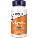 NOW 食品补充品,L-Lysine(L-Lysine 氢氯化物)500 mg,氨基酸,100 Counter(Pack of 1)