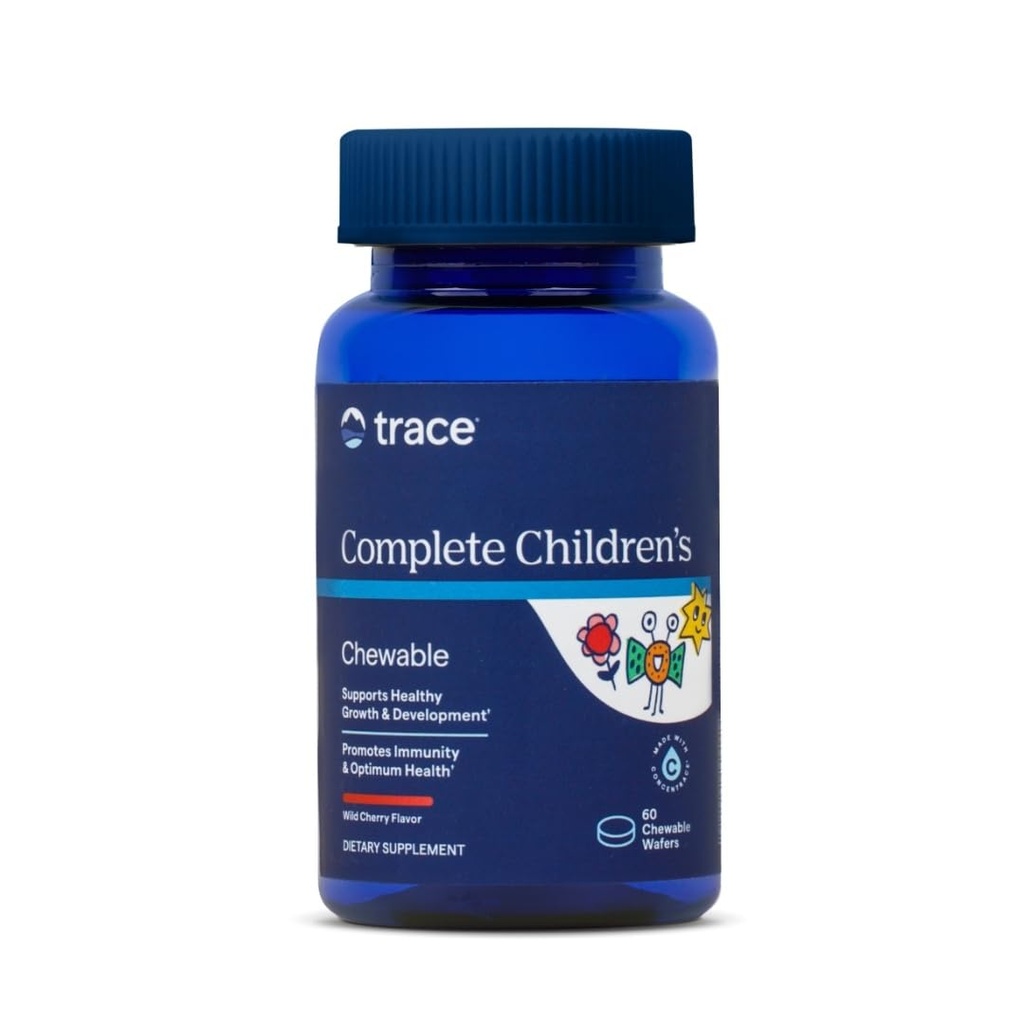 Trace Minerals Professional's Chewable - Gluten-Free Multivitamin for Kids - Chewable Multivitamin 支持健康与发展的多种维他命补编 - 60  Chewufers (30名服务员)