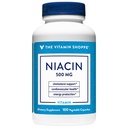 维生素商店 Niacin - 胆固醇支持 - 500 MG(100个蔬菜罐头)