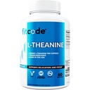 Fitcode L Theanine 200mg Capsules for Focus and Relaxation L-theanine 200mg Notropic 关注能量和焦点补充 - 日间迷宫支持和新热带焦点补充