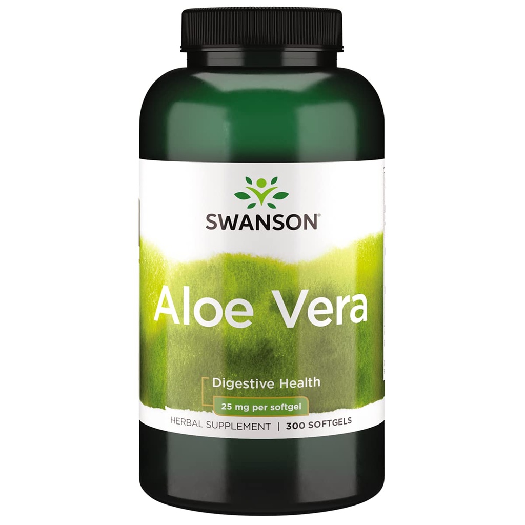 Swanson Aloe Vera 25 毫克 300斯格尔