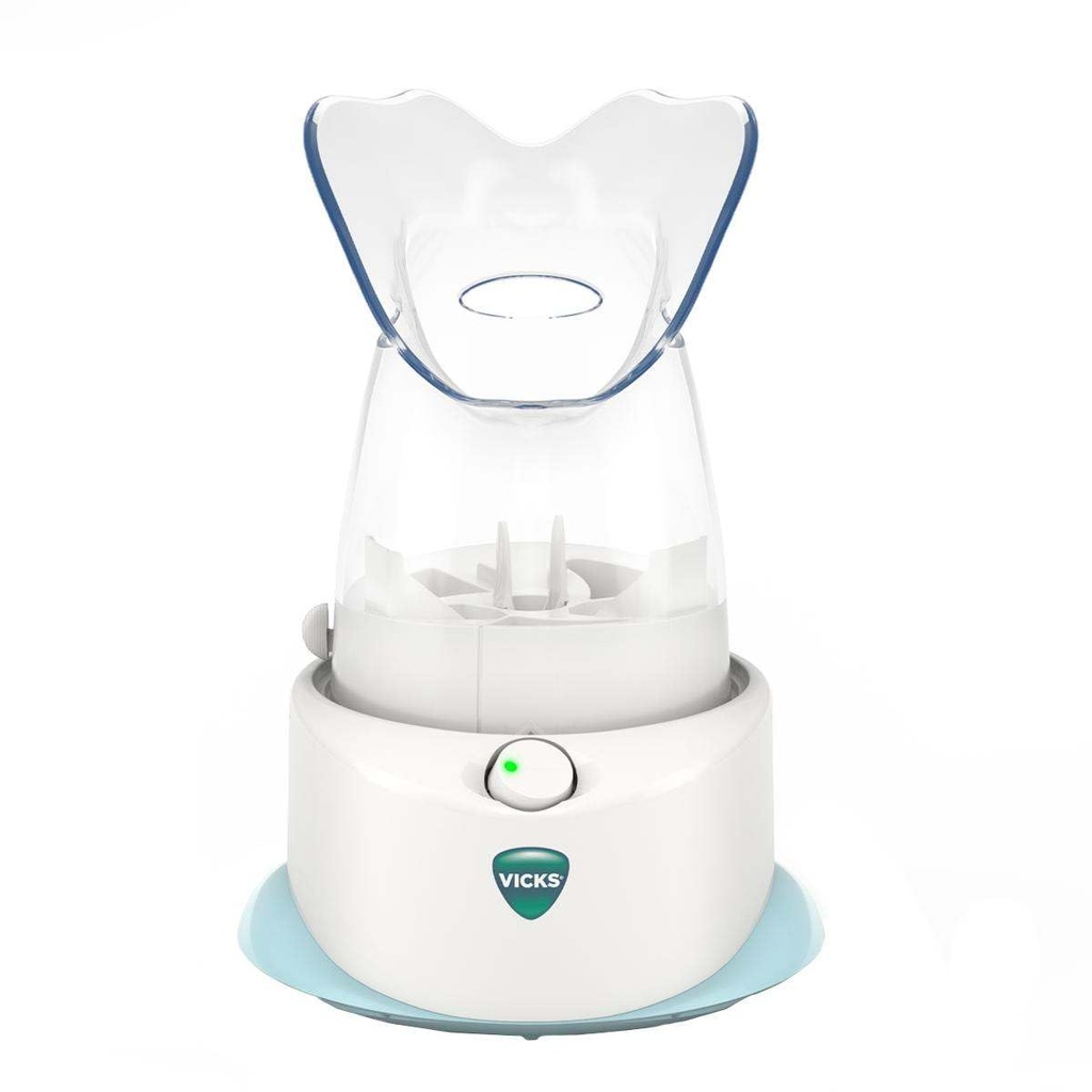 Vicks Personal Steam Inhaler for Starget, Natural Steam Relief for Alergies, Contracting, Cough & Colds, 以及Sinus Iritation, 与 VapoPads 一起使用 - 1 包含
