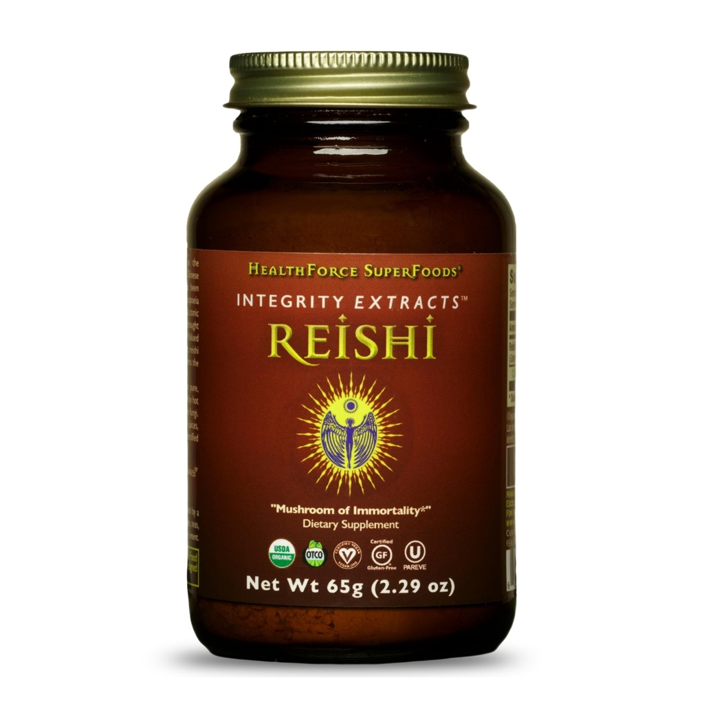 健康力量超级食品 诚信提取 Reishi - 粉末 - 65克