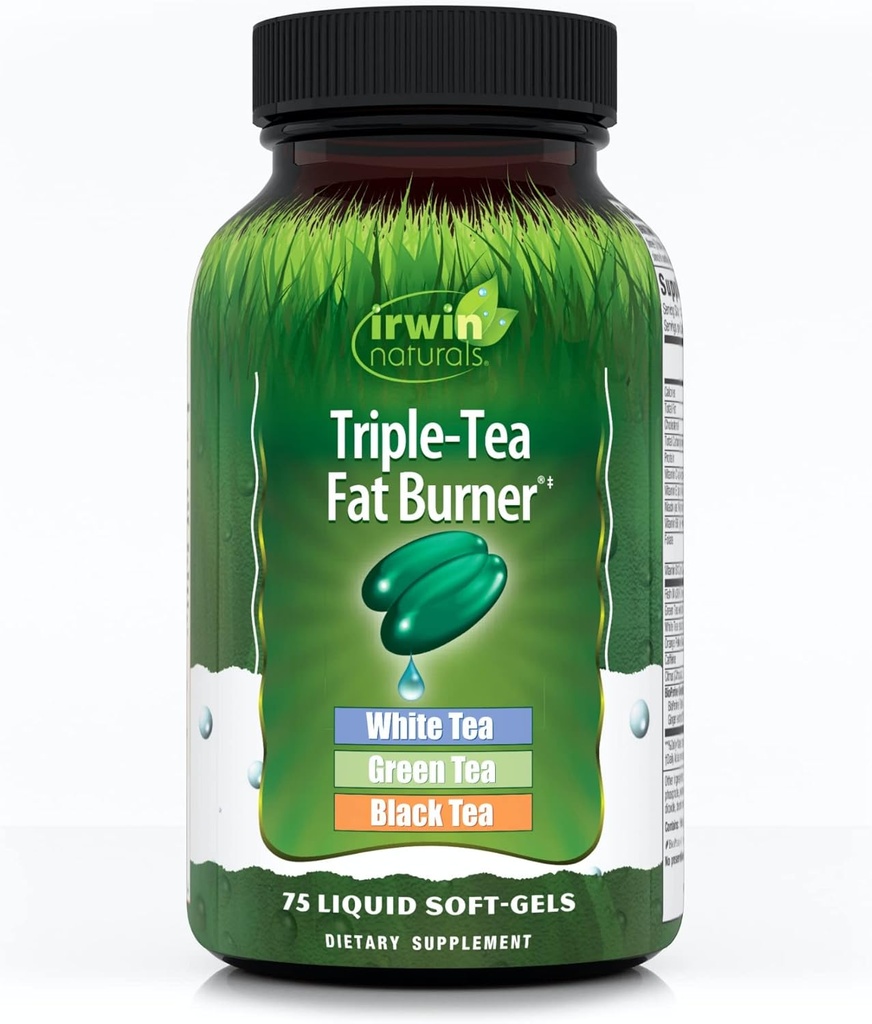 Irwin Naturals 三重茶脂肪燃烧器,75个液态软胶