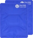 Koo-Care大型软胶冰包用于伤害,可重复使用的热冷压缩器——适合肩臂,后部,Hip,膝盖,申,脚痛救济,栖息,物理治疗(L, 11"×14") 包装 2