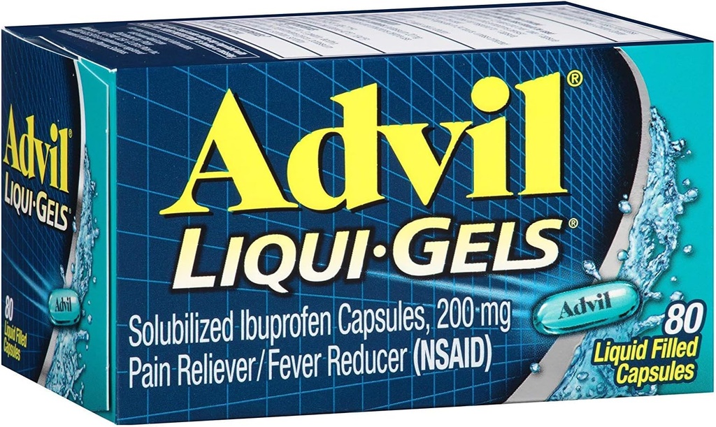 Advil Liqui-Gels 80 Liqui-Gels (3号包)