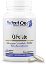 1 Q-Folate 800mcg 支持能源、大脑和心脏健康的补充* 配有 Quatrefolic 5-MTHF Folate → 60 Capsules