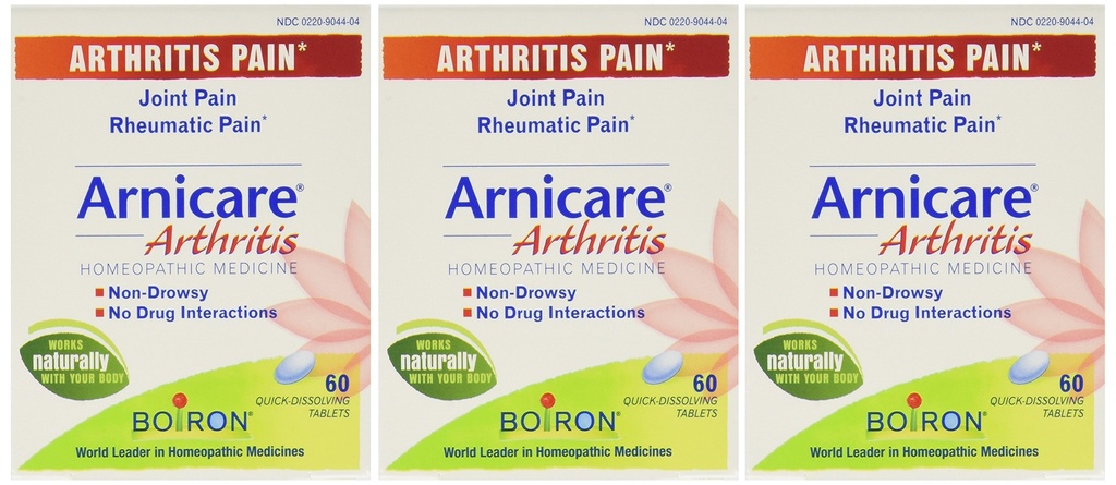 Boiron Arnicare 关节炎 -- -- 60塔卡 60计数(3包)